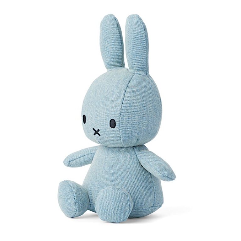 Miffy Light Denim Rabbit Plush
