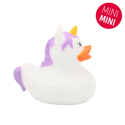 Mini Canard Licorne Blanche