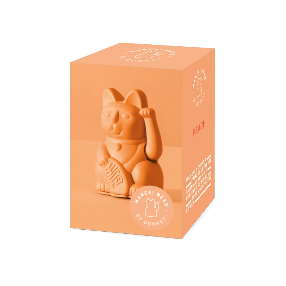 Mini Lucky Cat Peach