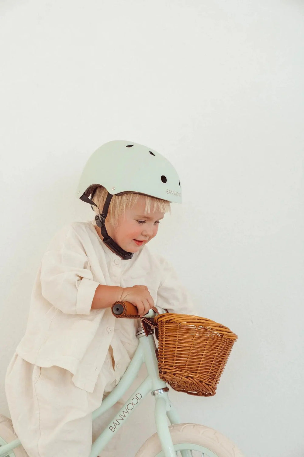 Casque Enfant – Vert Menthe Mat