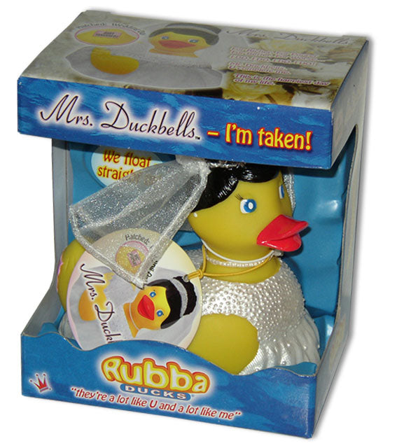 Bruid-badeend ‘Mrs. Duckbells’