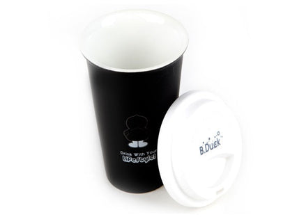 Black duck coffee mug