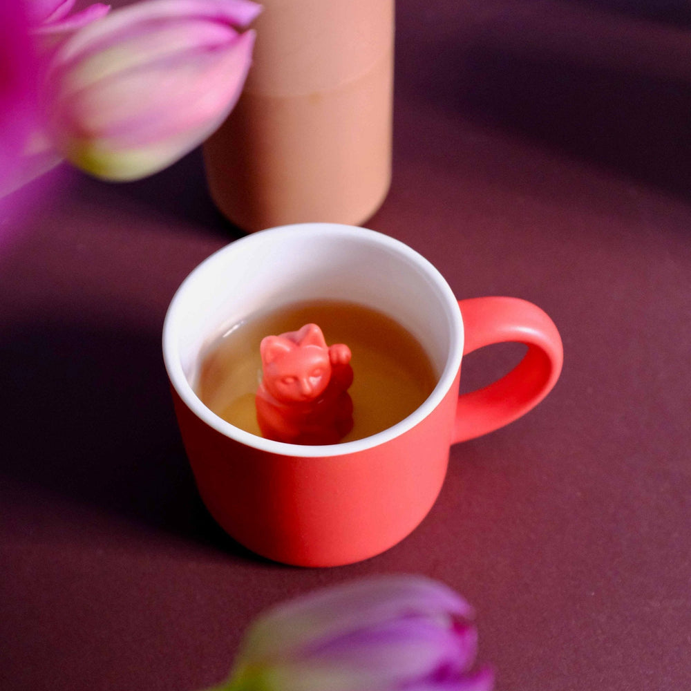 Mug Lucky Cat Maneki Neko Rouge – 150 ml
