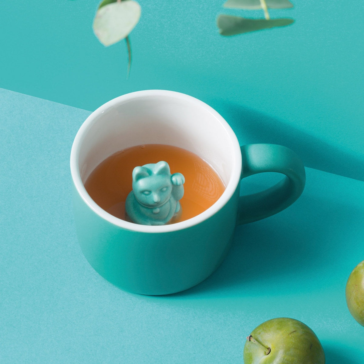 Mug Chactors Chat Turquoise