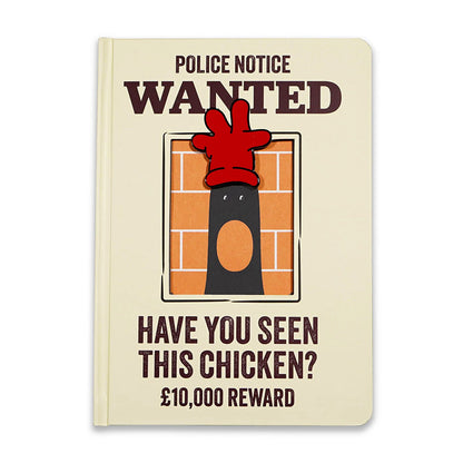 A5 Notebook (Hardcover/Die-cut Reveal) - Wallace & Gromit (Feathers