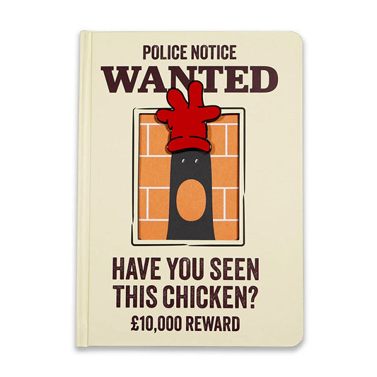 A5 Notebook (Hardcover/Die-cut Reveal) - Wallace & Gromit (Feathers