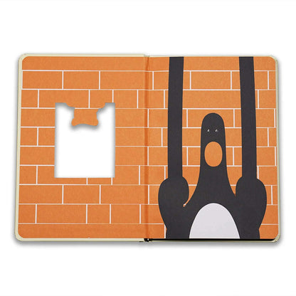 A5 Notebook (Hardcover/Die-cut Reveal) - Wallace & Gromit (Feathers