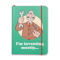 Carnet A6 souple Wallace & Gromit - Wallace Inventing