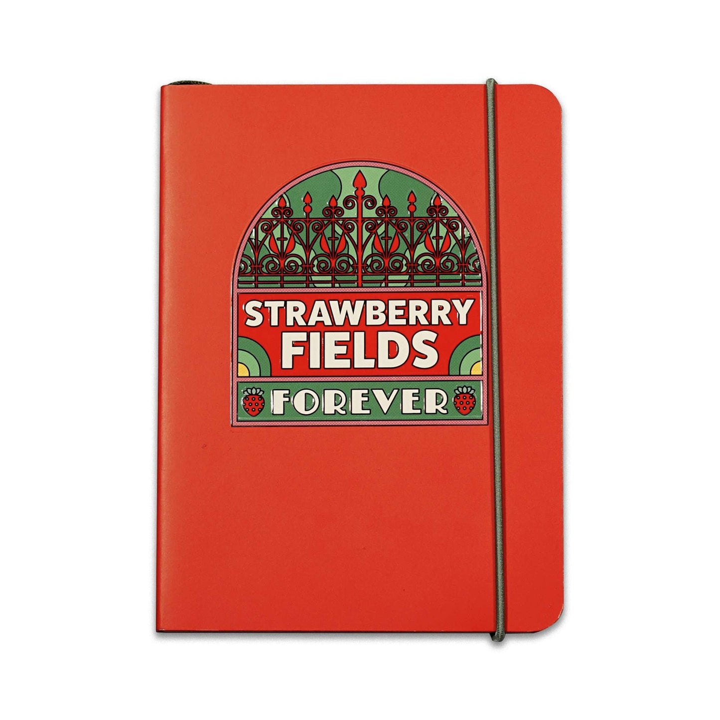 The Beatles Strawberry Fields Flexible A6 Notebook