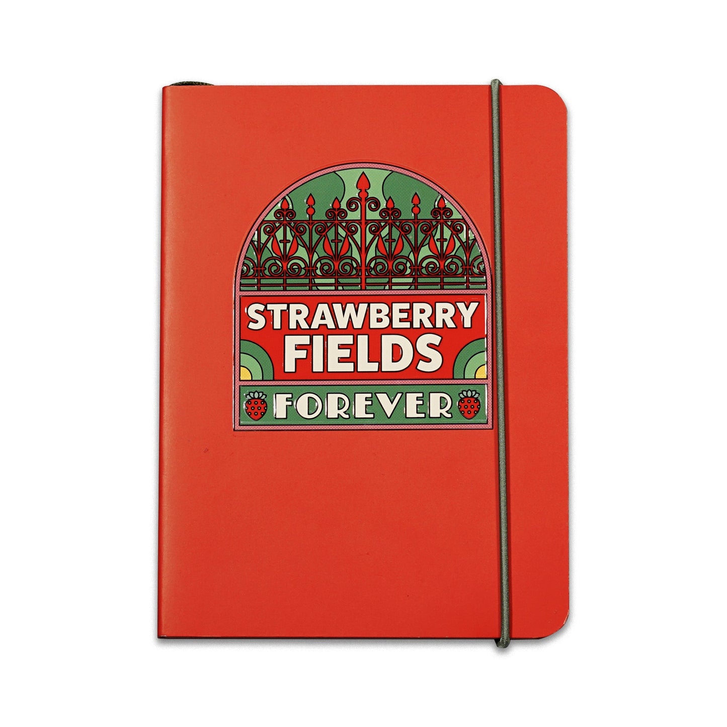 The Beatles Strawberry Fields Flexible A6 Notebook