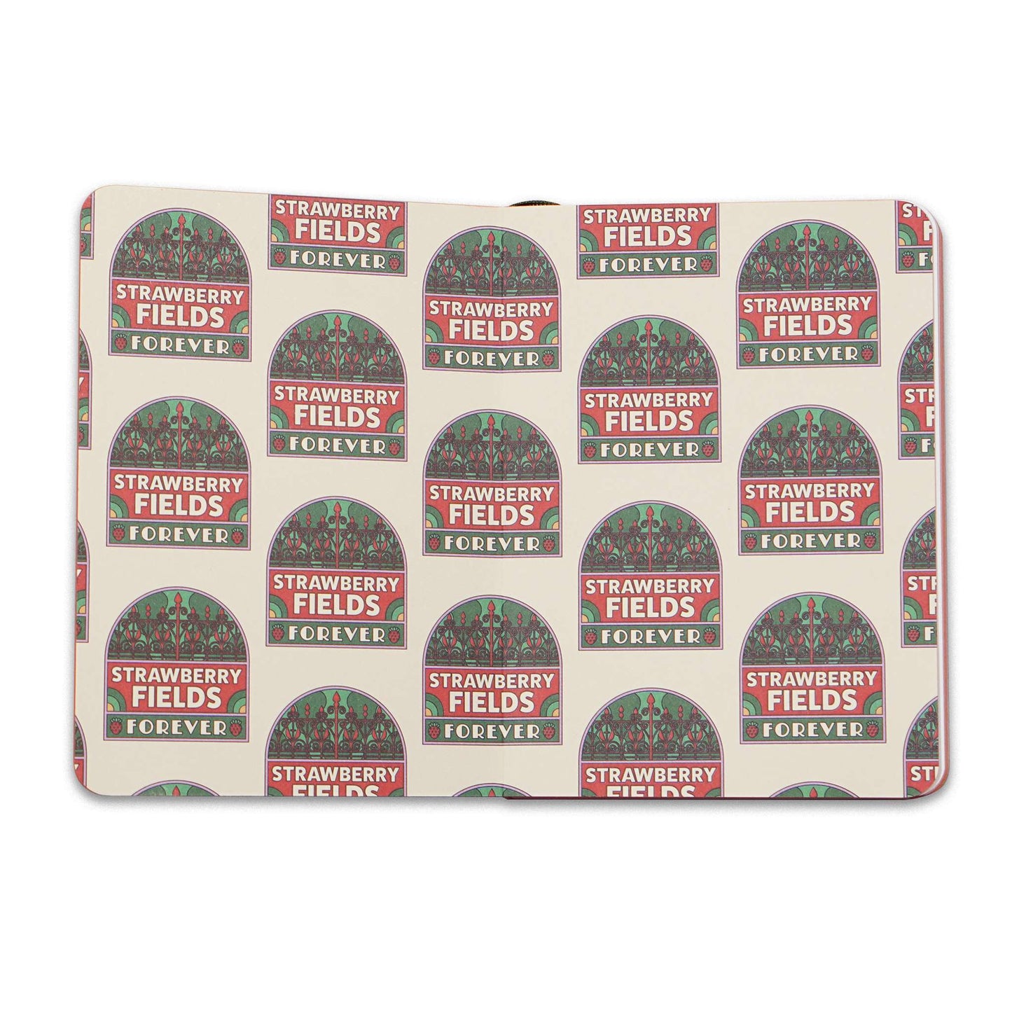 The Beatles Strawberry Fields Flexible A6 Notebook