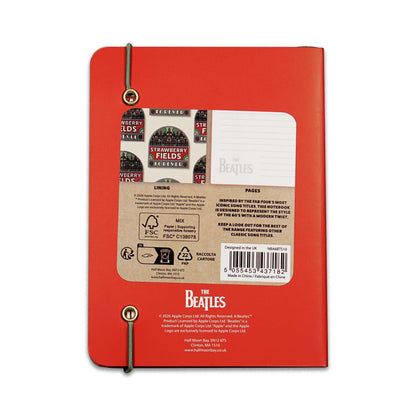 The Beatles Strawberry Fields Flexible A6 Notebook