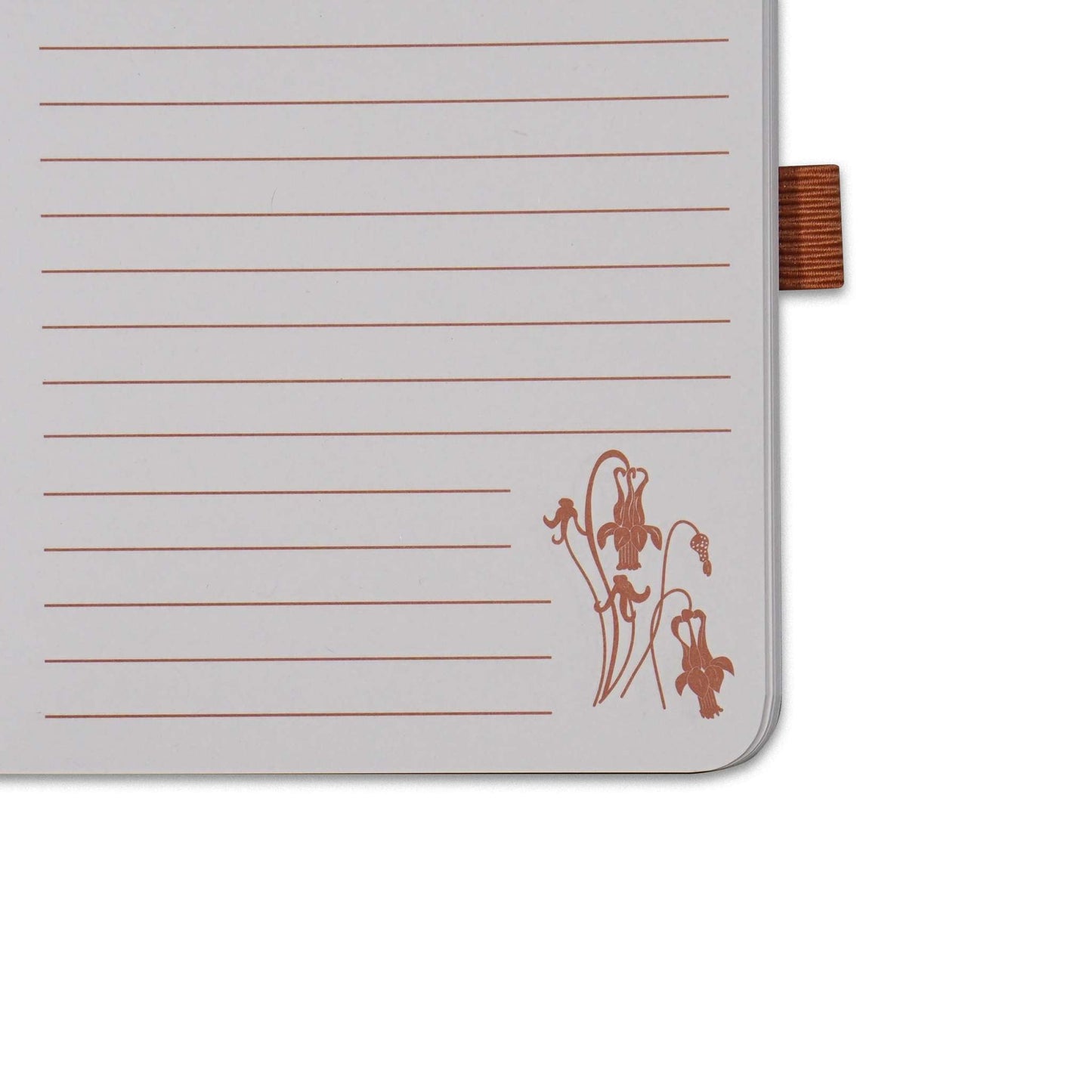 A6 notebook with pen ACS Walter Crane Meadow Flowers