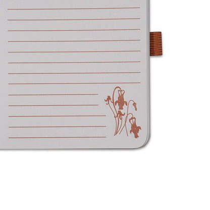 A6 notebook with pen ACS Walter Crane Meadow Flowers