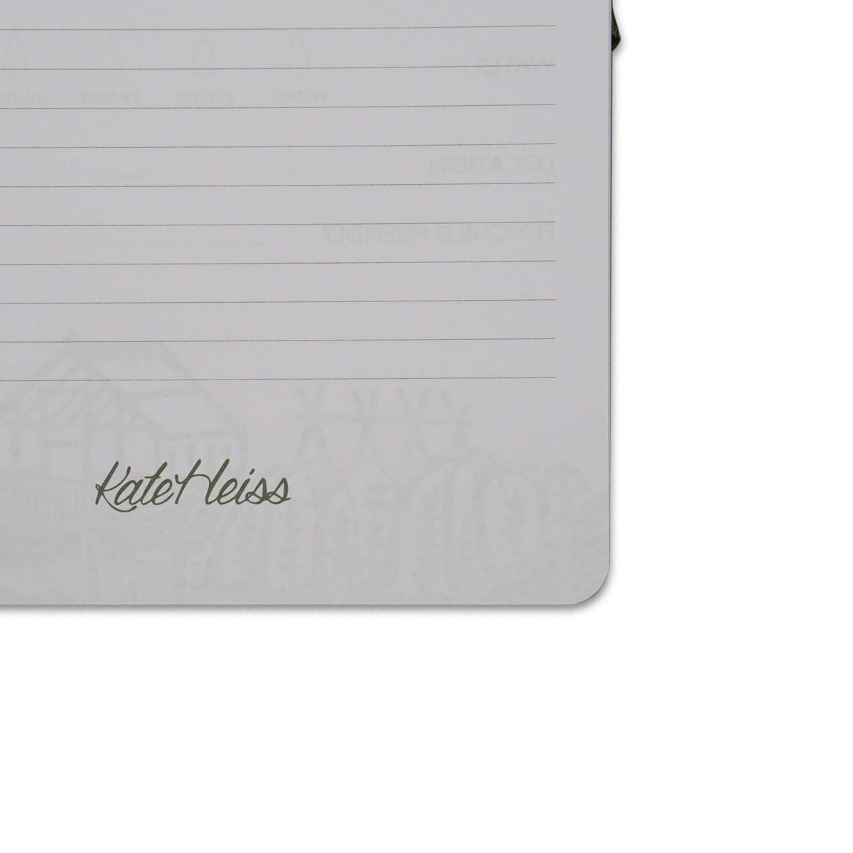 A5 Gardener's Journal - Kate Heiss (Green Woodland)