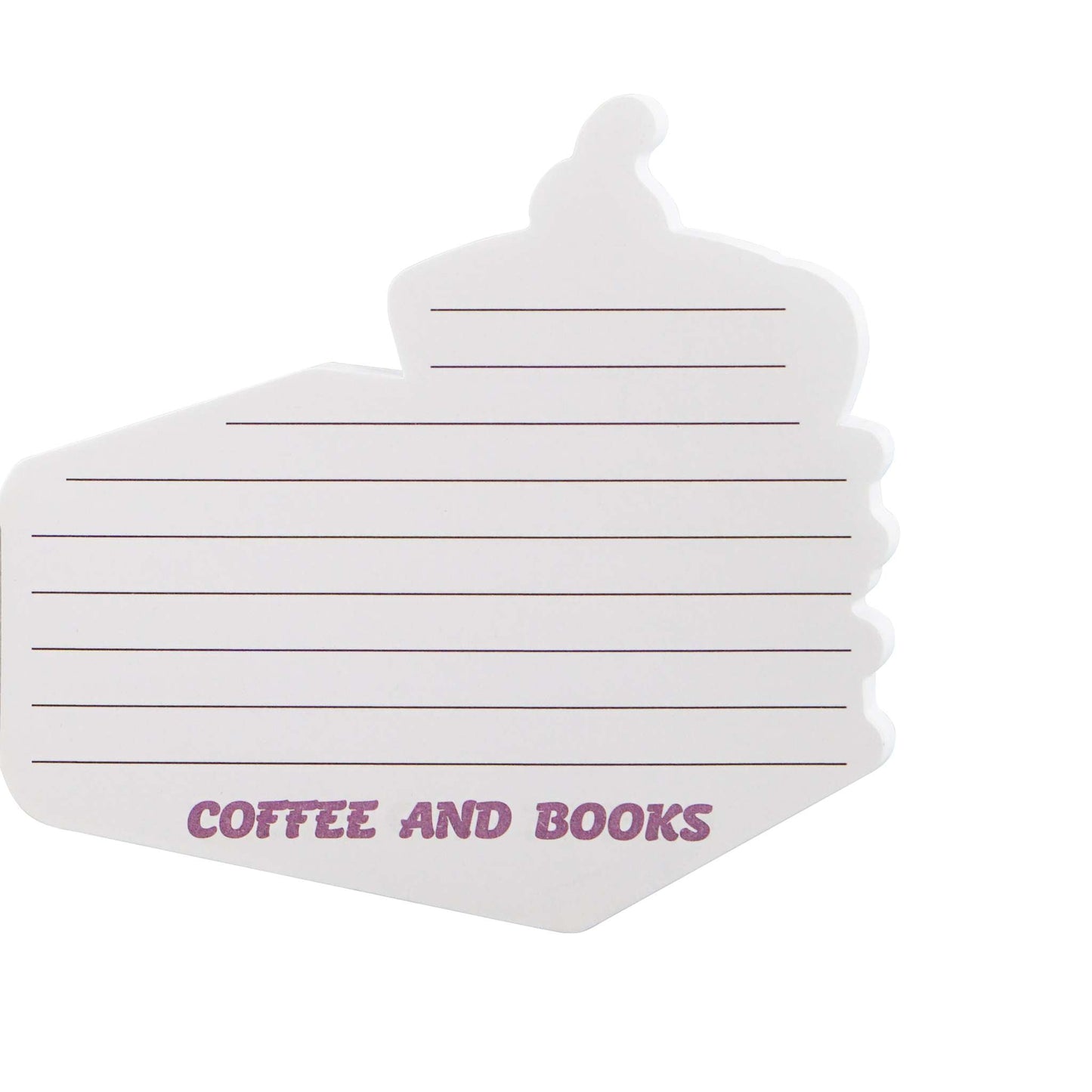 Pulteney Press Coffee And Books Die-Cut Pocket Notebook