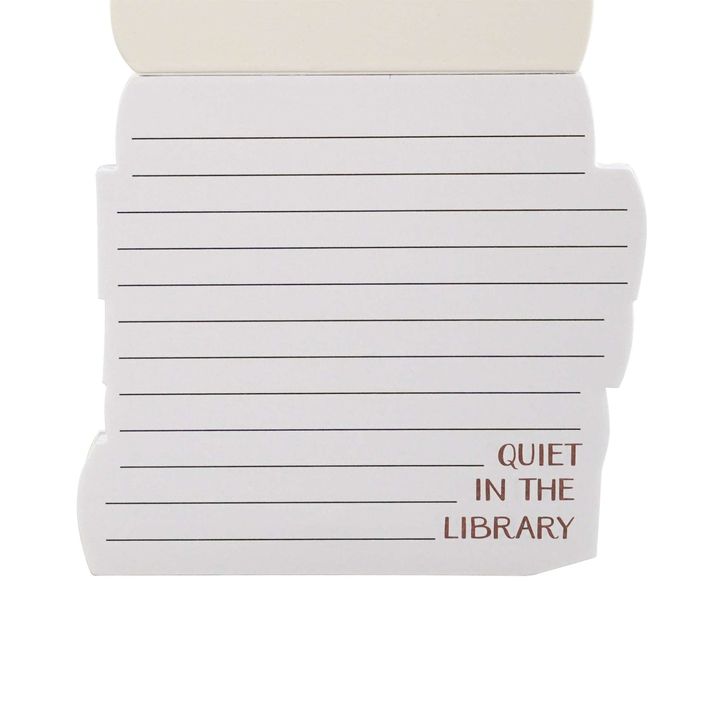Pulteney Press Quiet in Library Die-cut Pocket Notebook