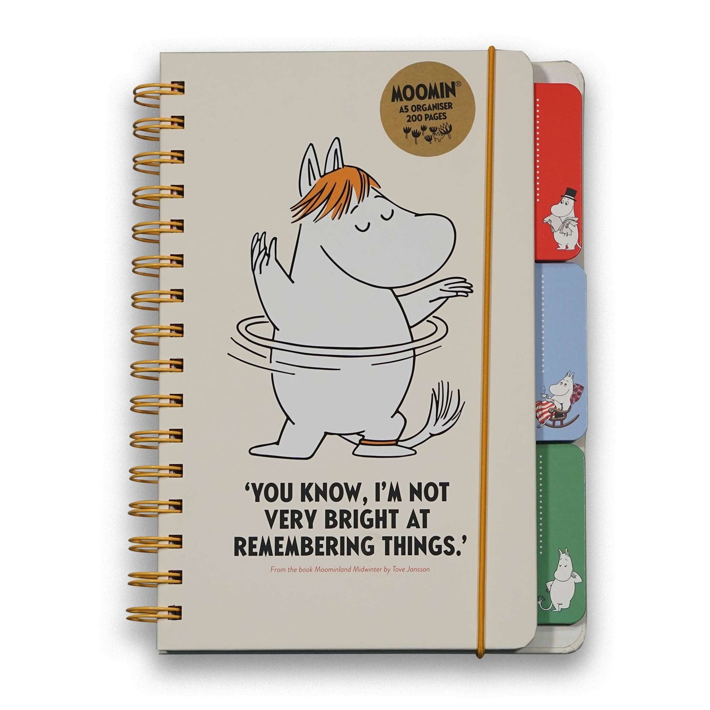 Carnet Moomin - spirale A5 In a Spin