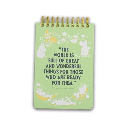 Moomin Daydreaming Large Spiral A5 Notebook