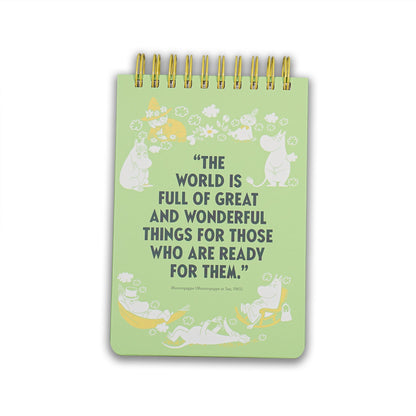 Moomin Daydreaming Large Spiral A5 Notebook