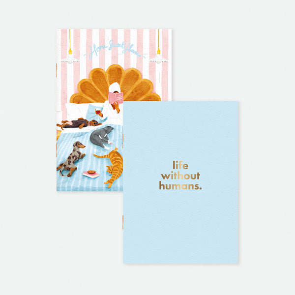 Duo Without Humans - A6 DUO Pocket Notebook