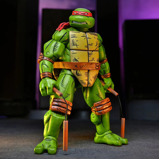 teenage mutant ninja turtles mirage comics 7 scale action figures michelangelo neca
