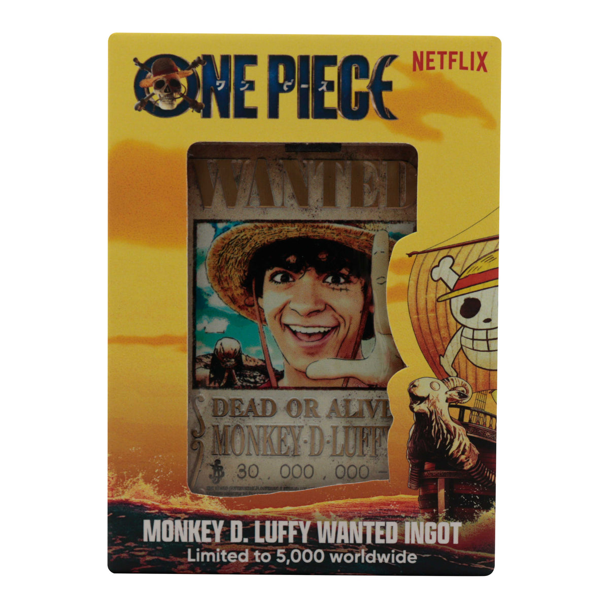 One Piece collector ingot - Wanted Poster