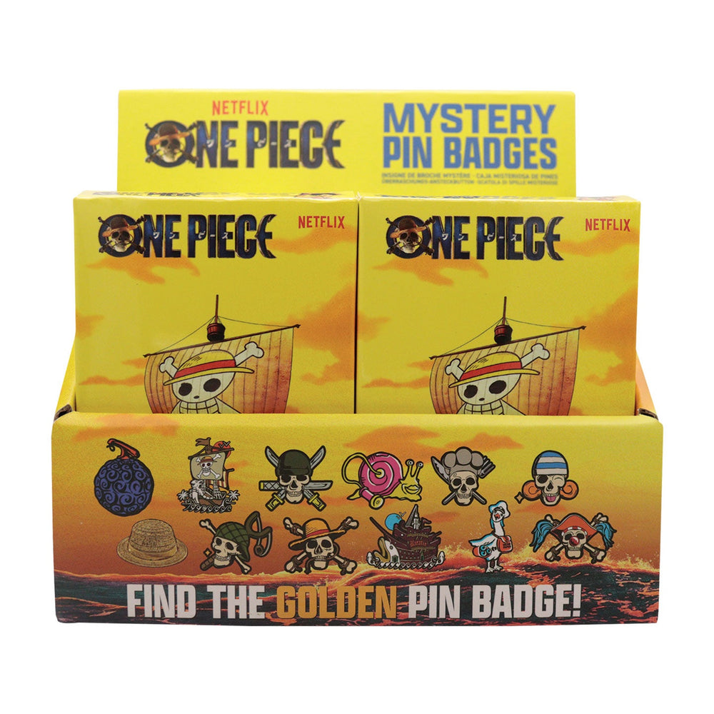 Display de 12 blind boxes One Piece - pin’s mystère
