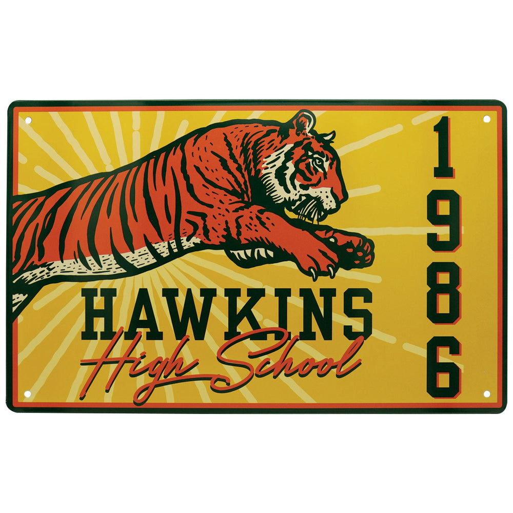 Set of 3 Stranger Things metal signs