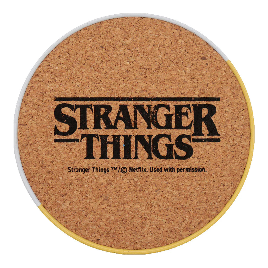 stranger things set of 4 coasters fanattik
