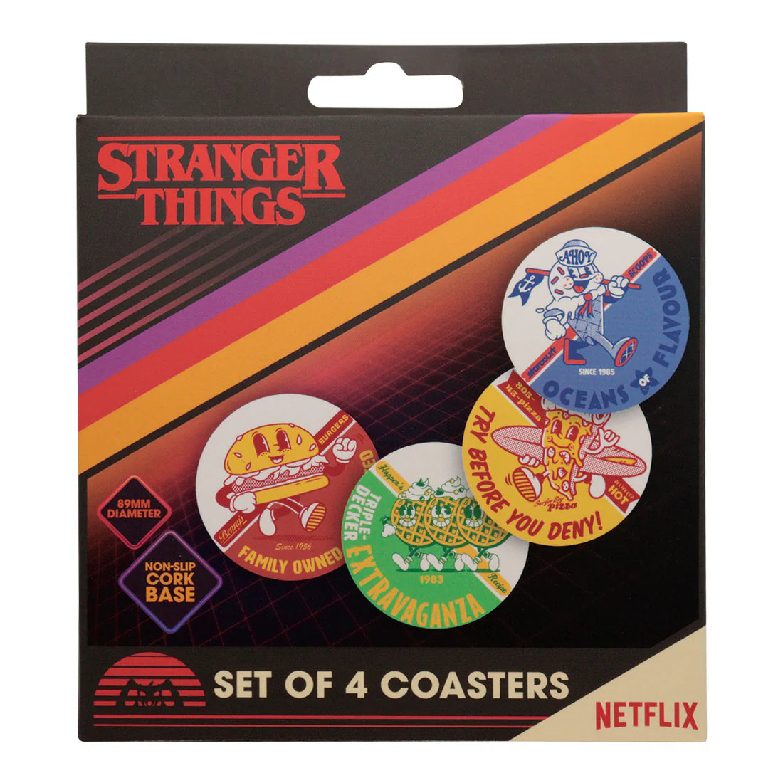 Stranger Things Coaster Set of 4