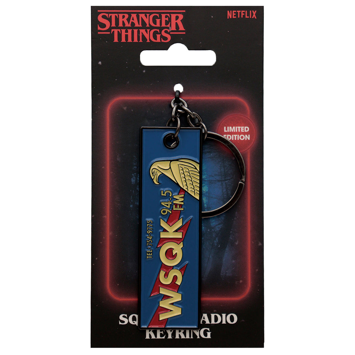 Stranger Things Keychain - The Squawk WSQK