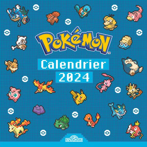 Pokémon Pixel Art Kalender 2024