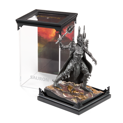 diorama sauron le seigneur des anneaux figurine de collection noble collection