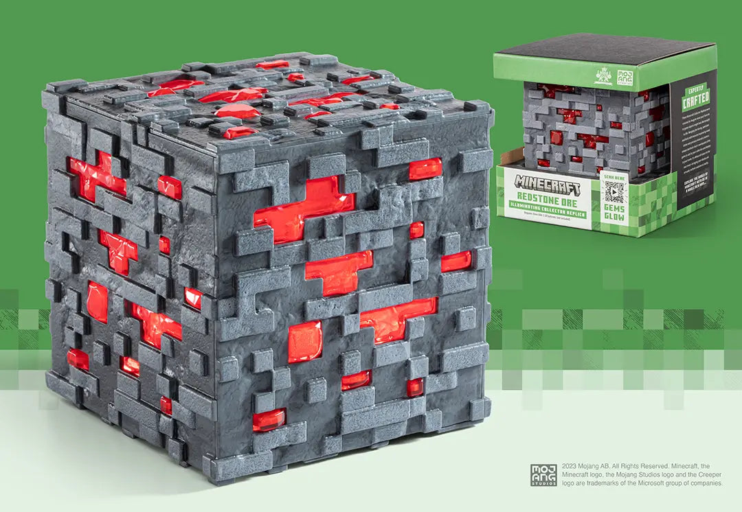 Minecraft-replica - Gloeiend roodsteenerts