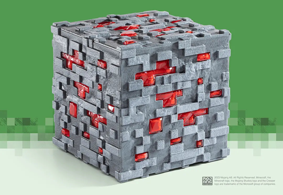 Minecraft-replica - Gloeiend roodsteenerts