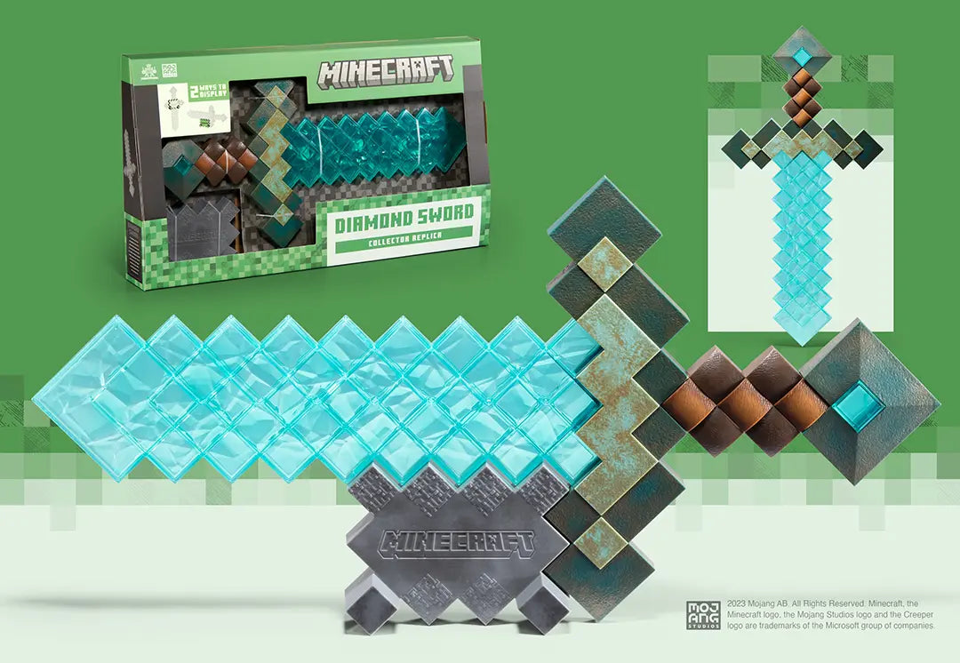 Minecraft Replica - Diamond Sword