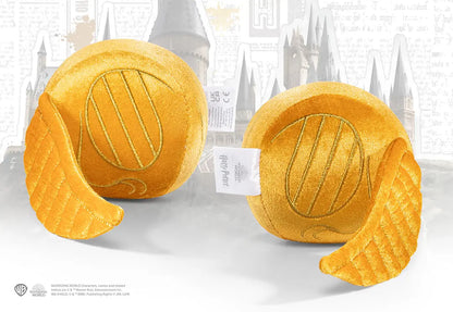 Harry Potter Plush - Hogwarts Crest and Golden Snitch