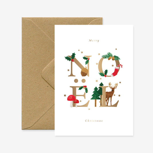 CHRISTMAS Letters - Greeting card