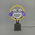 Panneau Néon 'Laugh Emoji' (Rire)
