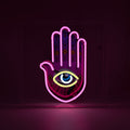 Neon all Seeing Eye