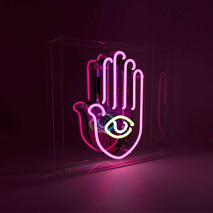 Neon all Seeing Eye