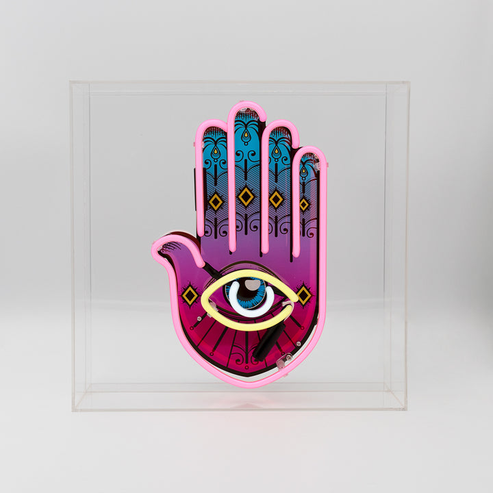 Neon all Seeing Eye