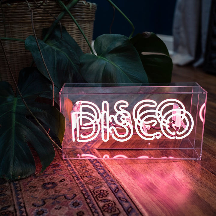 Rose disco neon