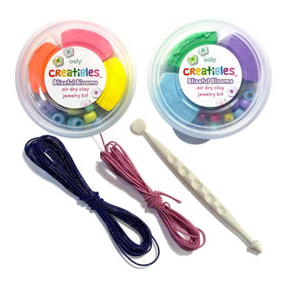 Kit bijoux en pâte autodurcissante Creatibles Blissful Blooms – OOLY