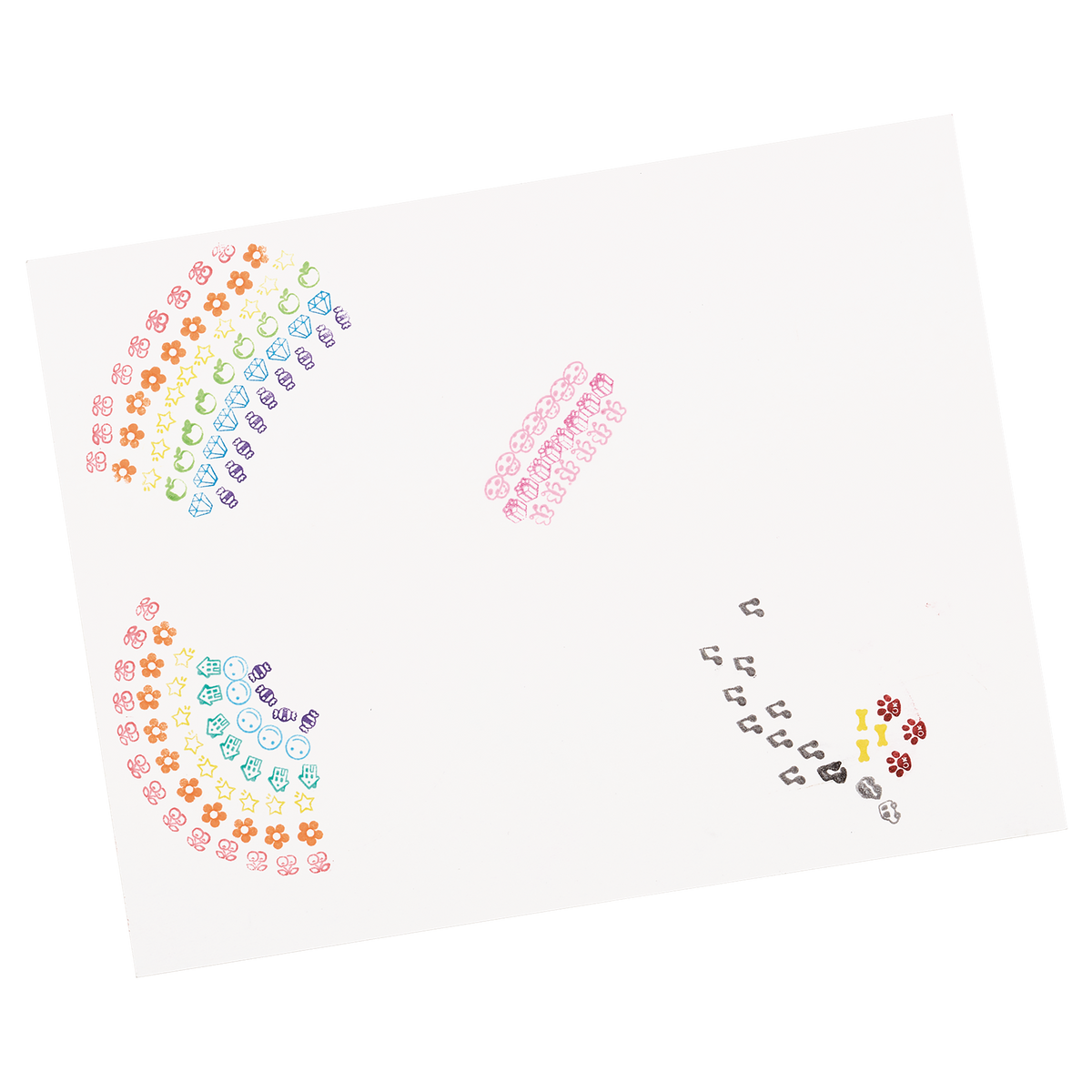 Feutres pinceaux et tampons double pointe Stampables – Lot de 18 – OOLY