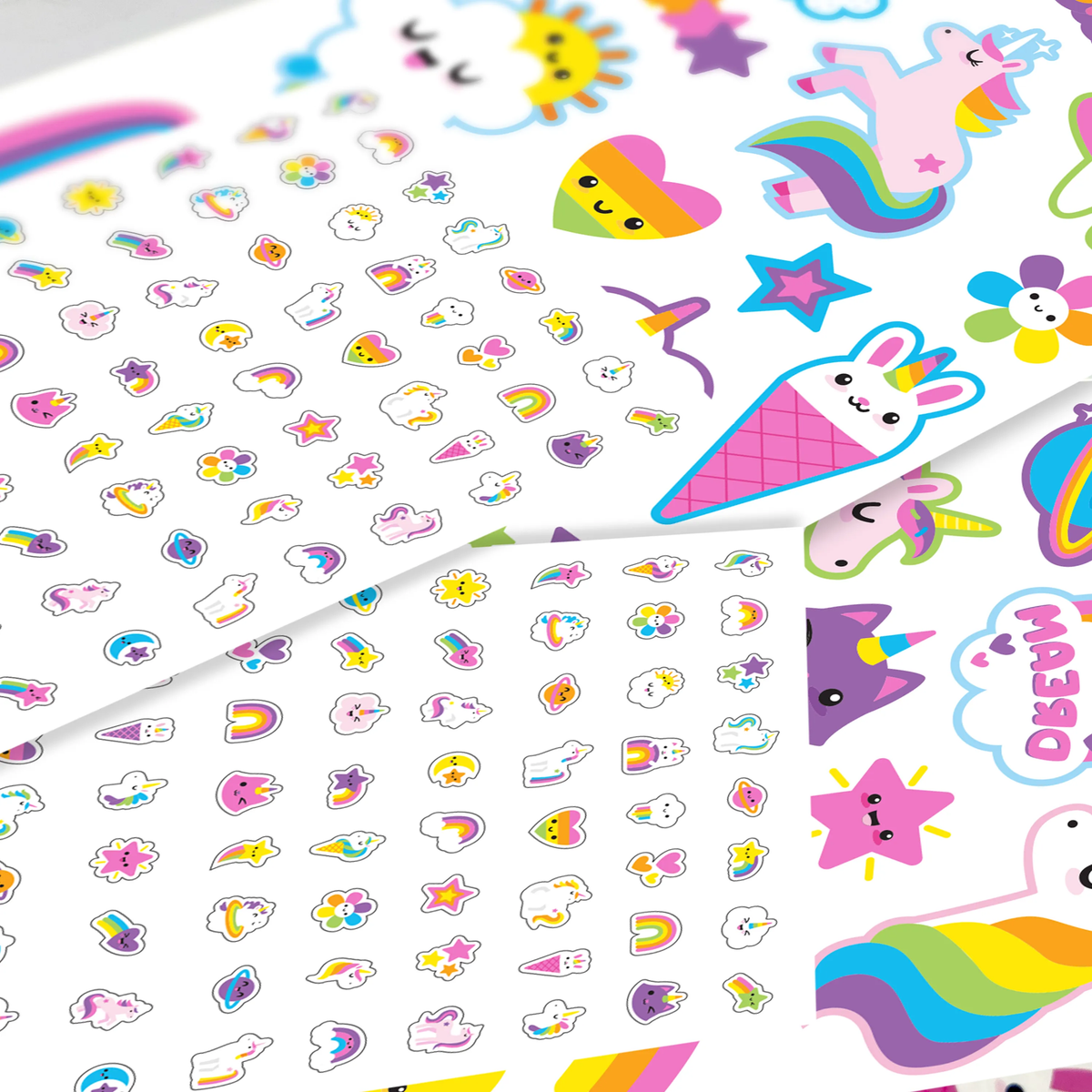 Tatouages et stickers pour ongles Tattoo-Palooza Licornes – Plus de 225 – OOLY