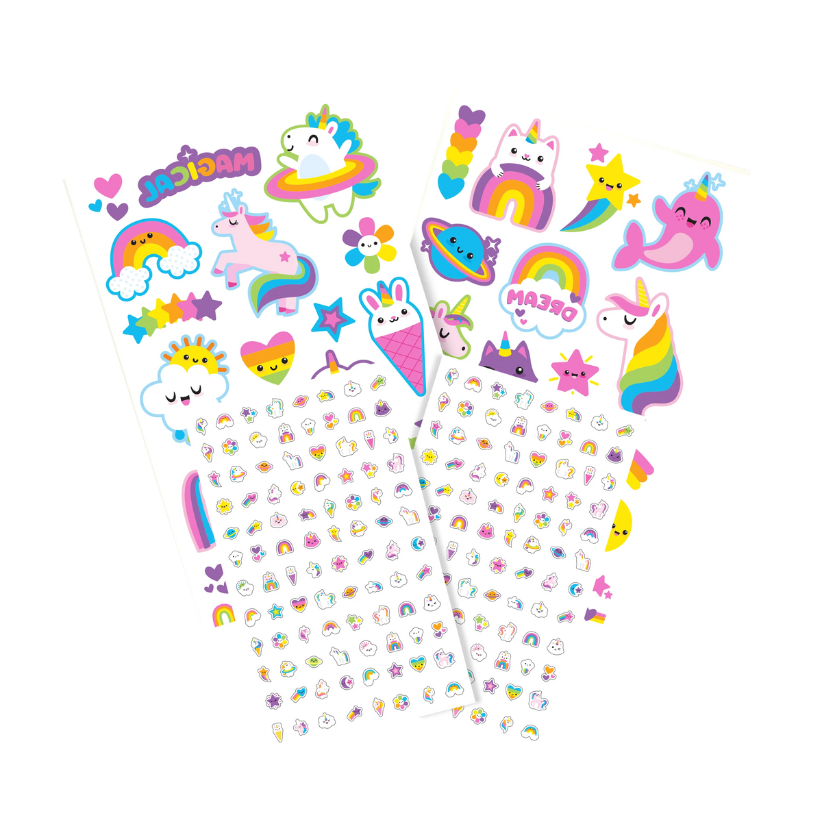 Tatouages et stickers pour ongles Tattoo-Palooza Licornes – Plus de 225 – OOLY