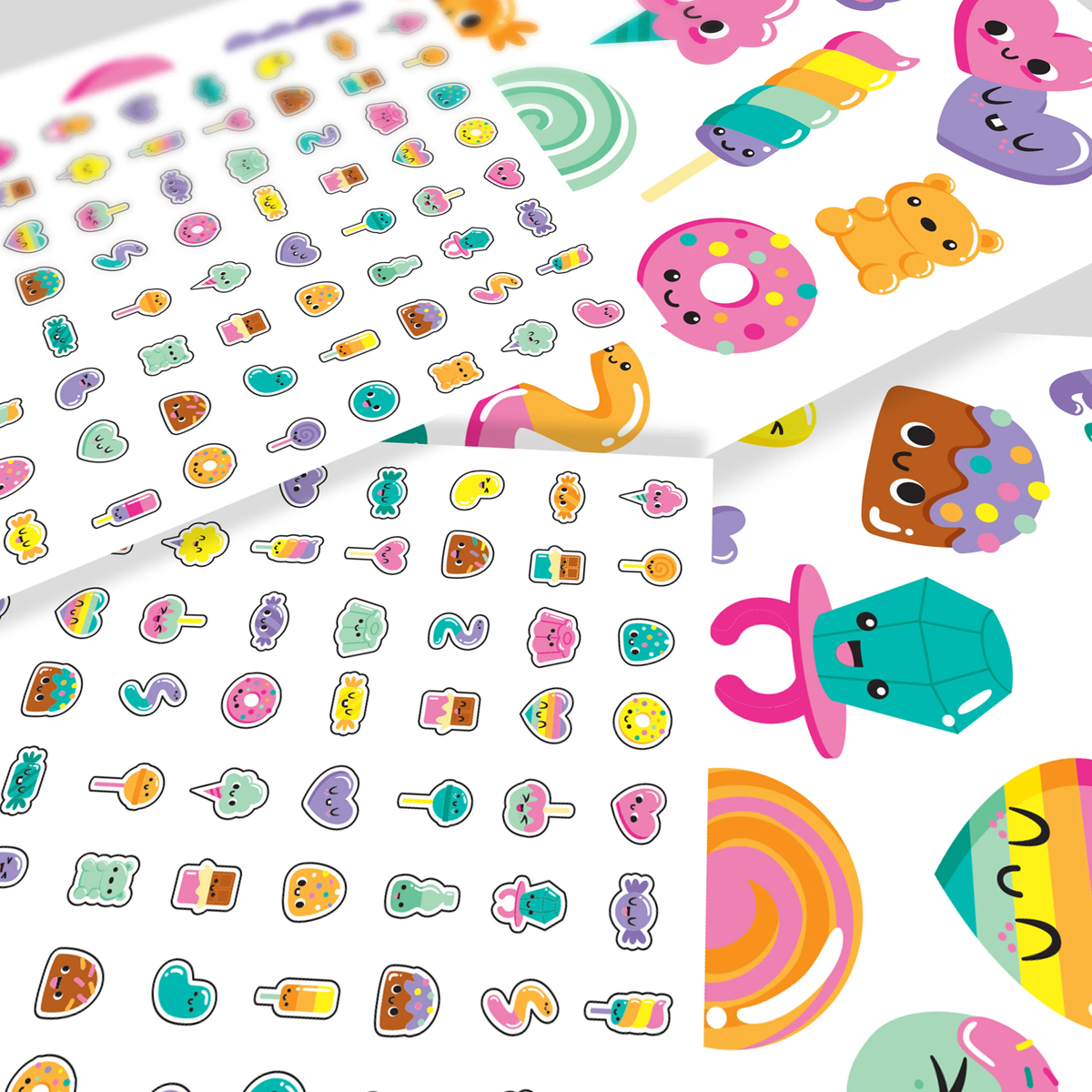 Tattoo-Palooza Temporary Tattoos & Nail Stickers – Sweet Shop – 225+