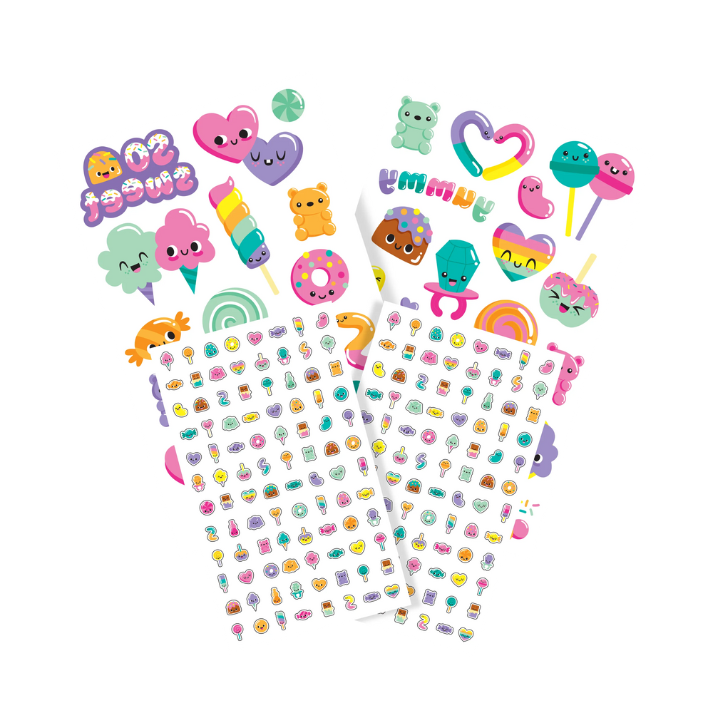 Tattoo-Palooza Temporary Tattoos & Nail Stickers – Sweet Shop – 225+